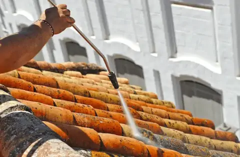 Nettoyage de toitures - Houlbec-Cocherel